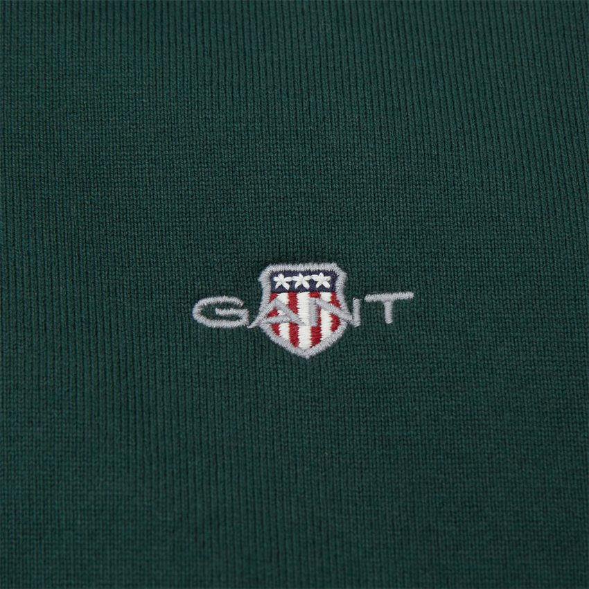 Gant Sweatshirts CORDUROY COLLAR HEAVY RUGGER 2005123 TARTAN GREEN